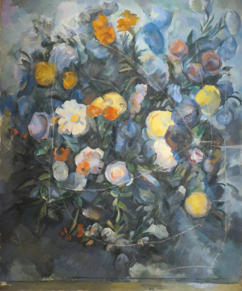 Bukiet kwiatów, według Delacroix - Paul Cézanne