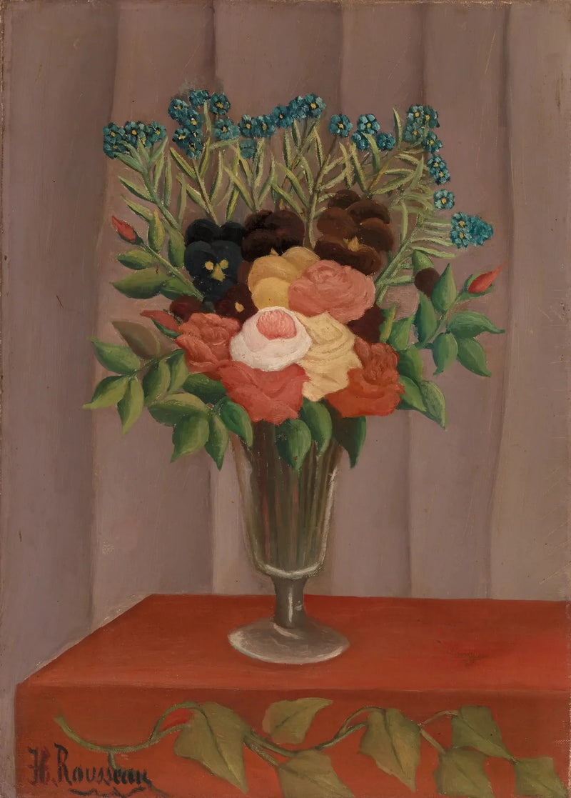 Bukiet kwiatów - Henri Rousseau