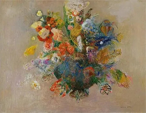 Bukiet kwiatów - Odilon Redon