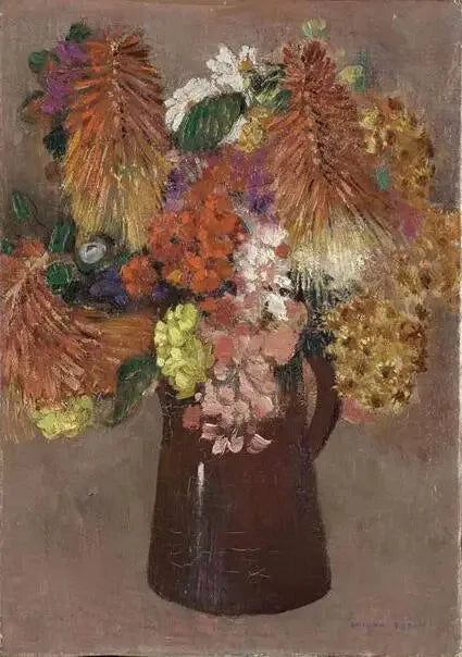 Bukiet kwiatów - Odilon Redon