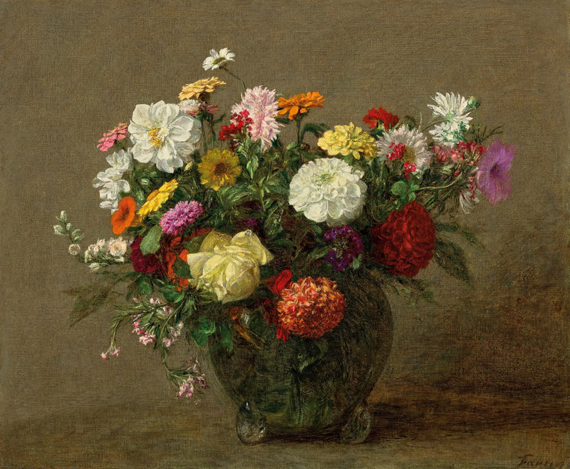 Bukiet z ogrodu - Henri Fantin-Latour