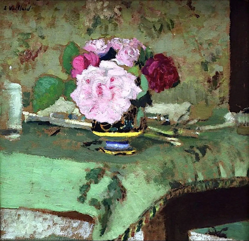 Bukiet róż - Édouard Vuillard