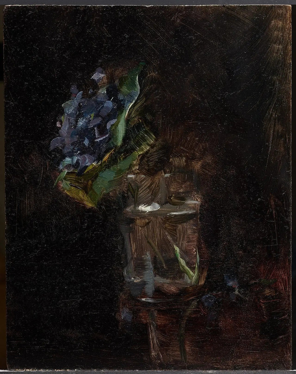 Reproduction du tableau « Bouquet de violettes dans un vase - Henri de Toulouse-Lautrec » par Alpha Reproduction en peinture à l’huile