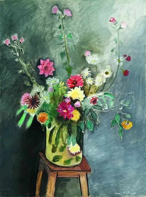 Bouquet - Henri Matisse image 1 copie peinte à la main à l’huile