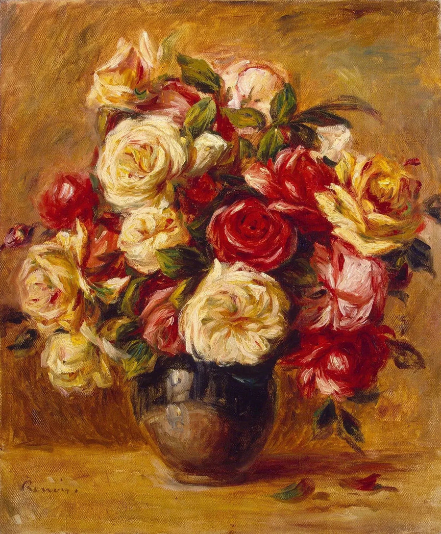 Bukiet róż - Pierre-Auguste Renoir