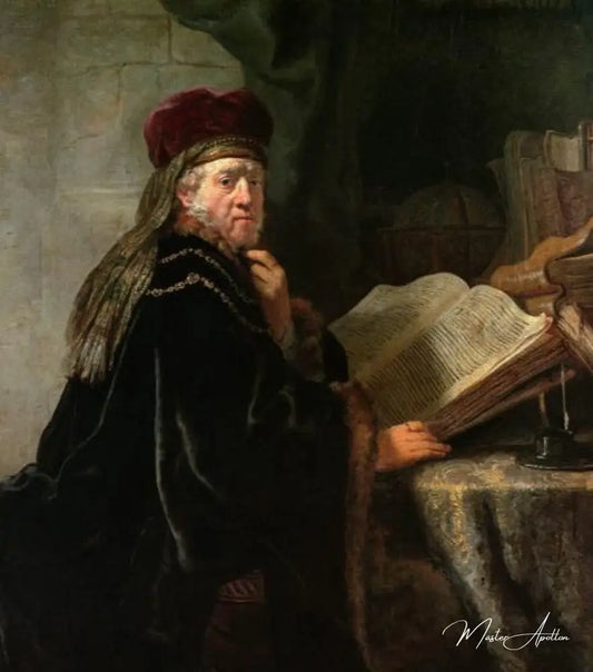 Boursier dans l'étude - Rembrandt van Rijn - Reproductions de tableaux et peintures haut de gamme