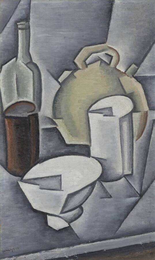 Butelka i dzban - Juan Gris