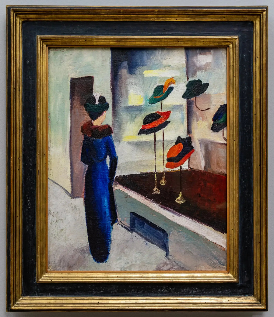 Sklep modystki - August Macke