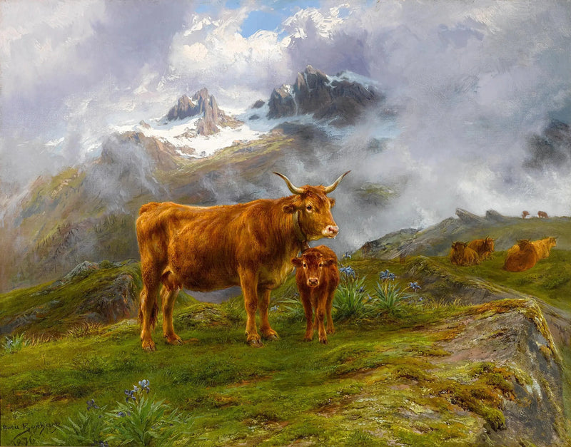 Byki z Wyżyn Highland - Rosa Bonheur