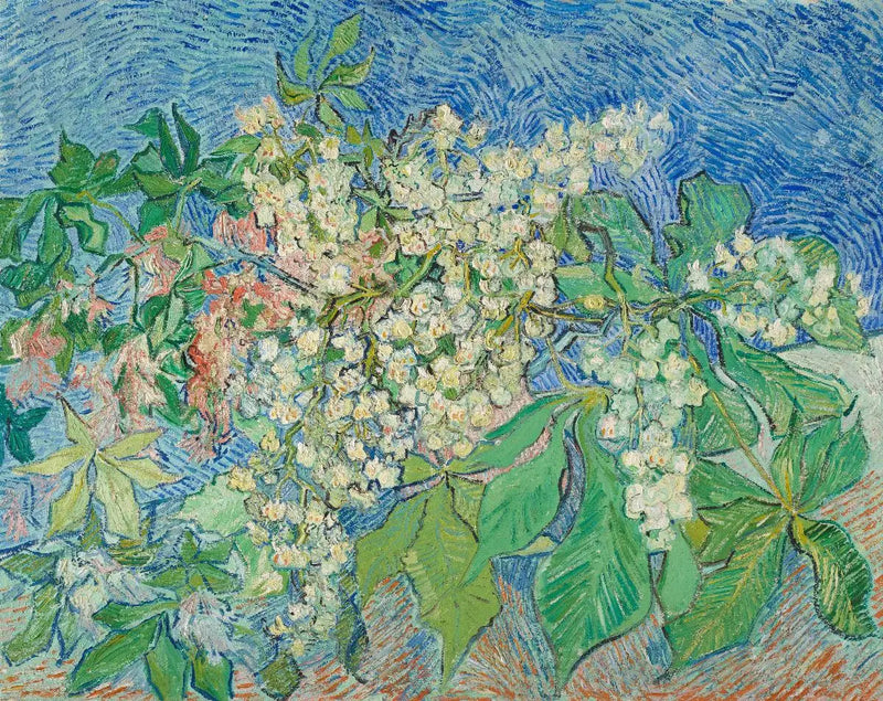 Gałęzie kasztanowca kwitnące - Vincent van Gogh