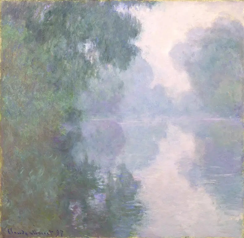 Ramię Sekwany w Giverny, poranne mgły - Claude Monet