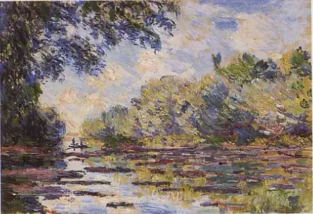 Ramię Sekwany w Giverny - Claude Monet