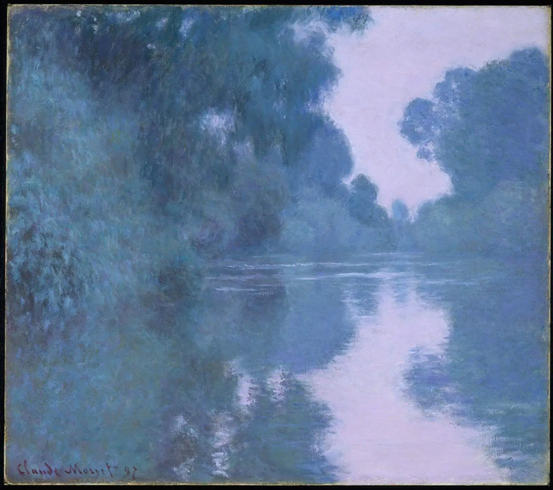 Ramię Sekwany w pobliżu Giverny. - Claude Monet