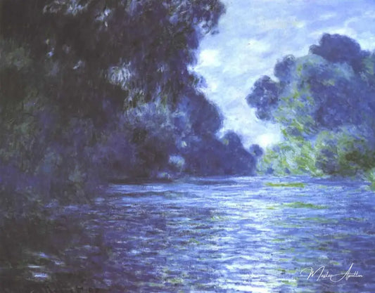 Bras de Seine, près de Giverny (W1487) - Claude Monet - Reproductions de tableaux et peintures haut de gamme