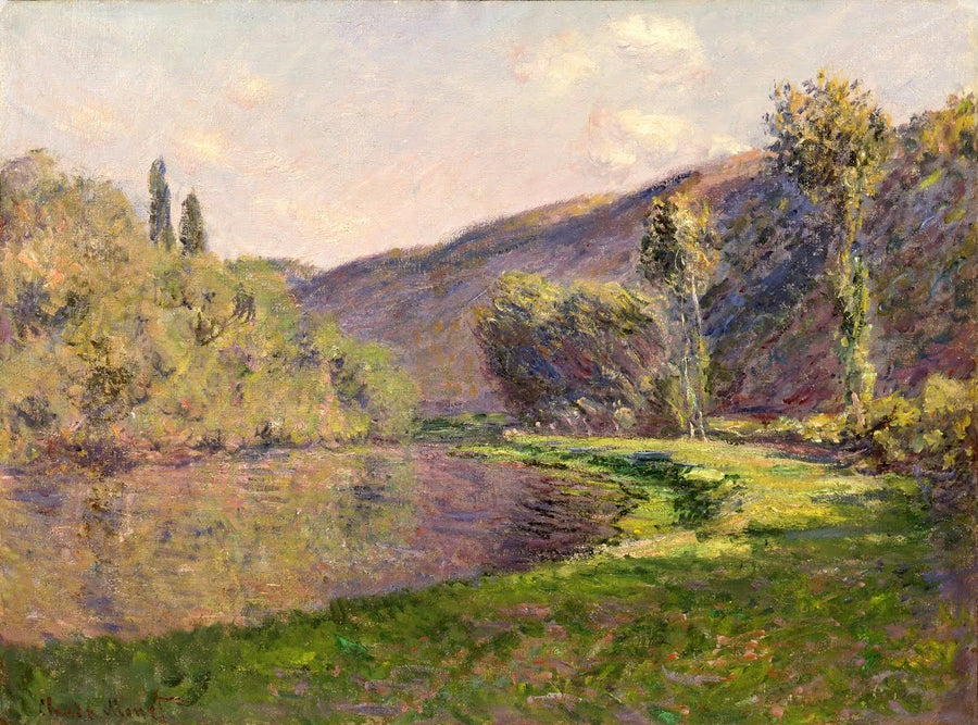 Le Bras de Jeufosse, późnym popołudniem W910 - Claude Monet