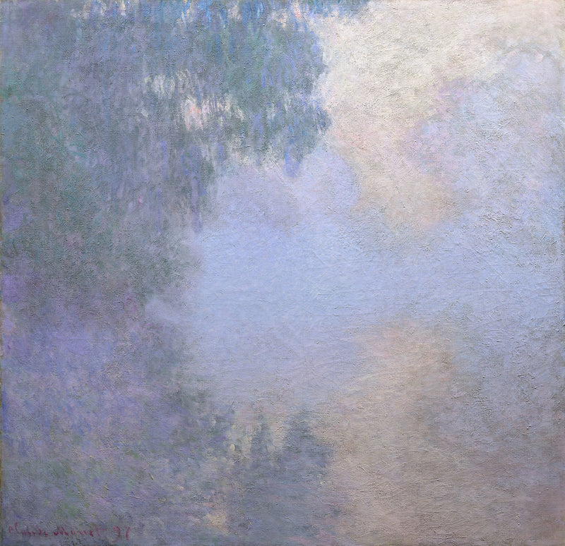 Bras de Seine, mgła, Chicago W1475 - Claude Monet
