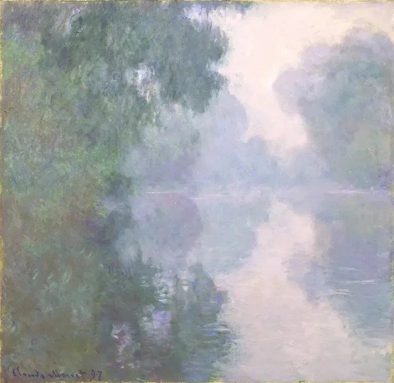 Sekwana w Giverny, mgły, Raleigh W1474 - Claude Monet