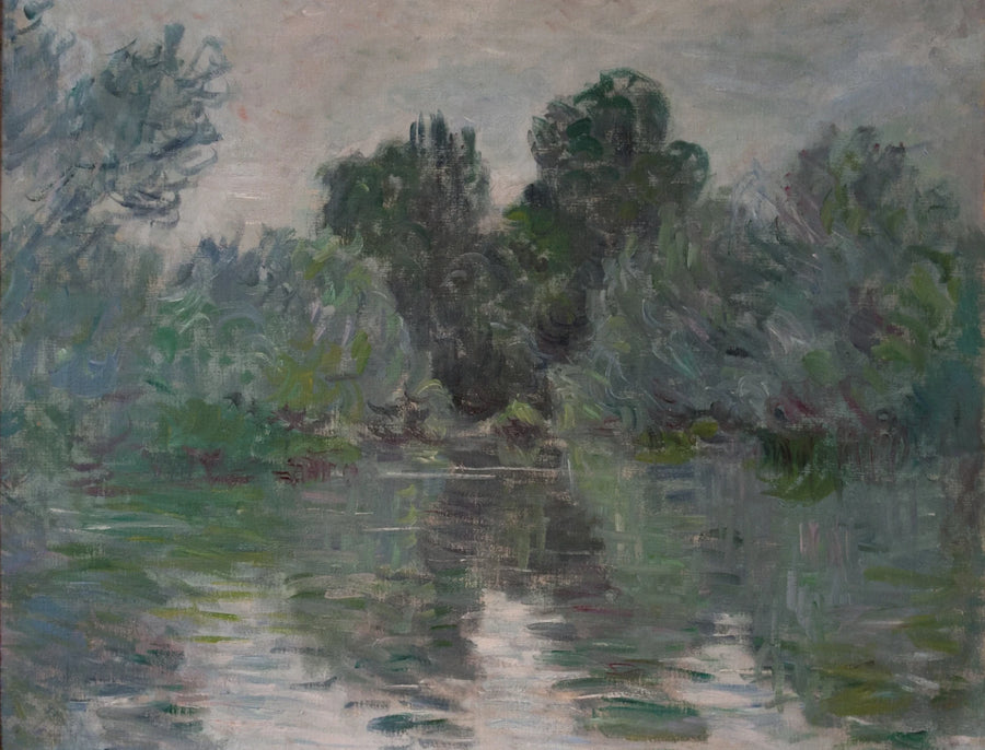 Ramię Sekwany w pobliżu Vétheuil W486 - Claude Monet