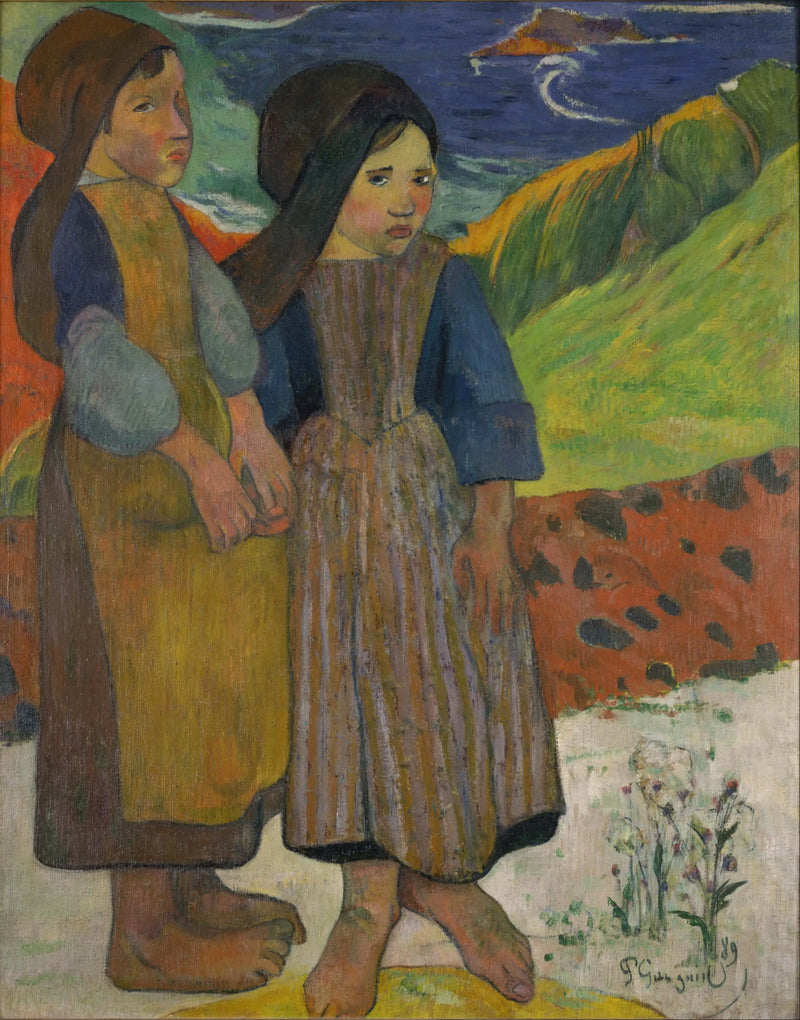 Bretońskie nad morzem - Paul Gauguin