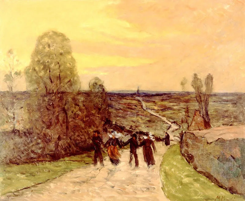 Bretończycy na drodze - Maxime Maufra
