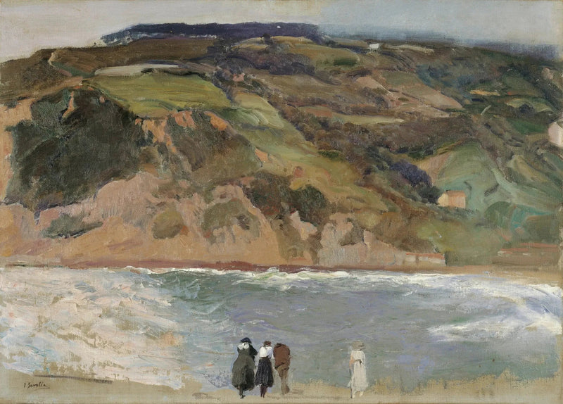 Falochron w San Sebastián - Joaquín Sorolla