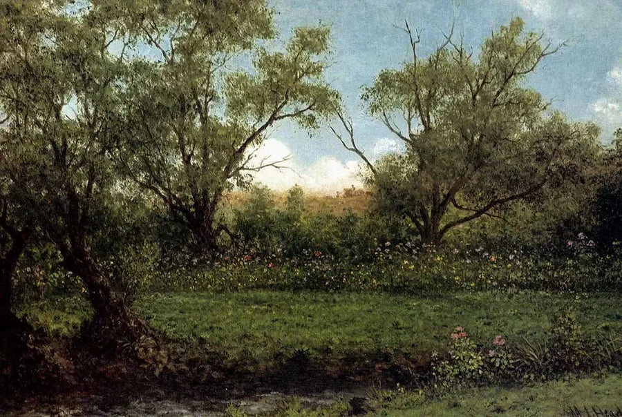 Brookside (Asters na polu) - Martin Johnson Heade