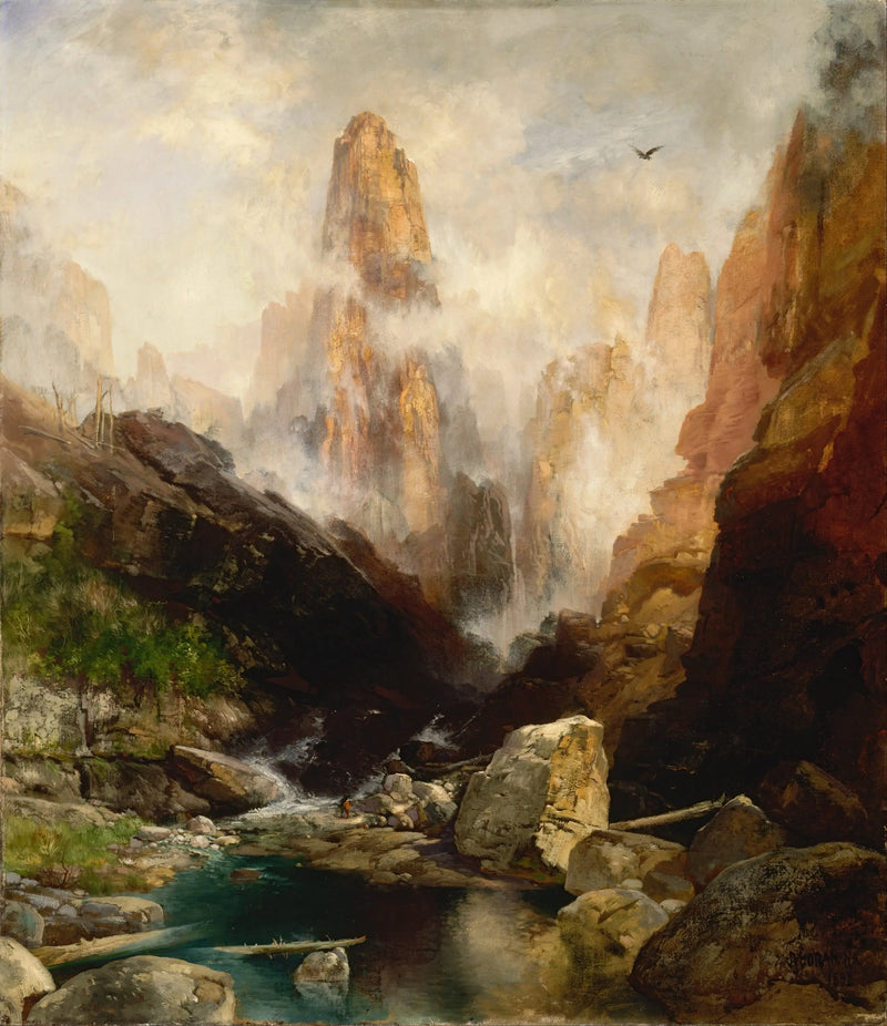 Mgła w kanionie Kanab w stanie Utah - Thomas Moran