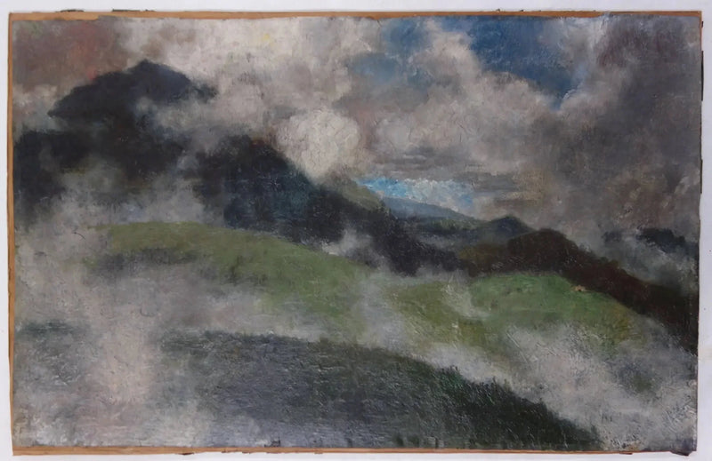 Wznosząca się mgła - Franz Marc