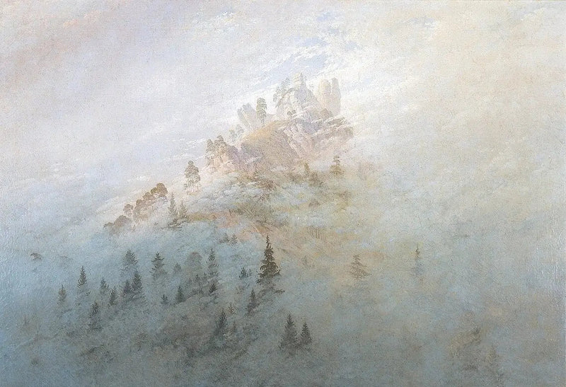 Poranna mgła w górach - Caspar David Friedrich