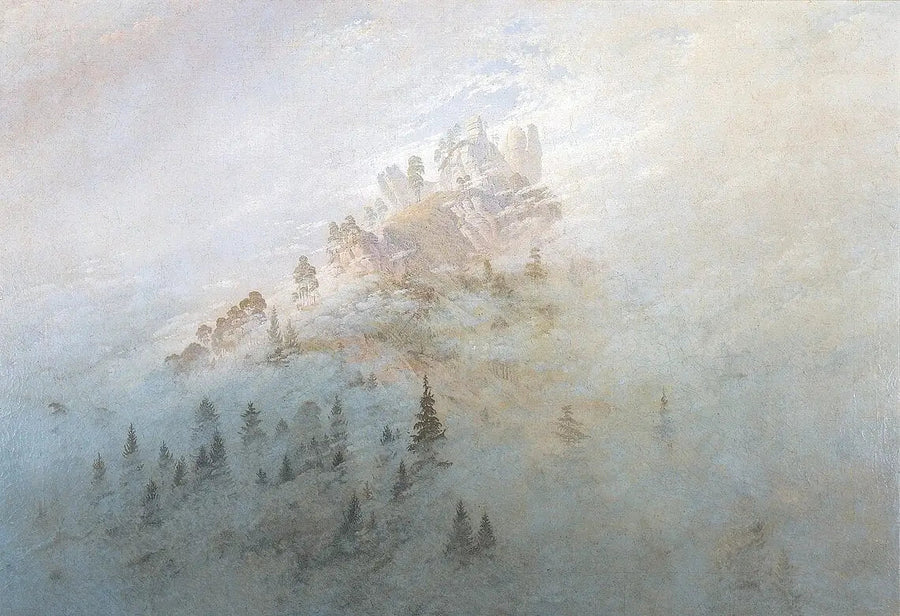 Poranna mgła w górach - Caspar David Friedrich