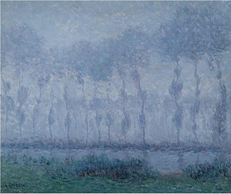 Mgła nad Eure, Saint-Cyr - Gustave Loiseau