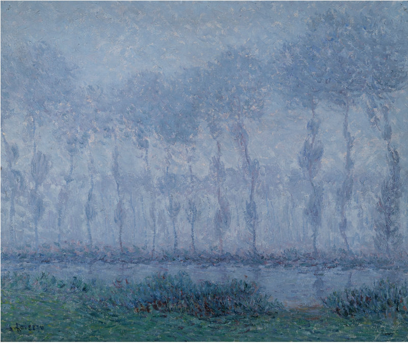 Mgła nad Eure, Saint-Cyr - Gustave Loiseau