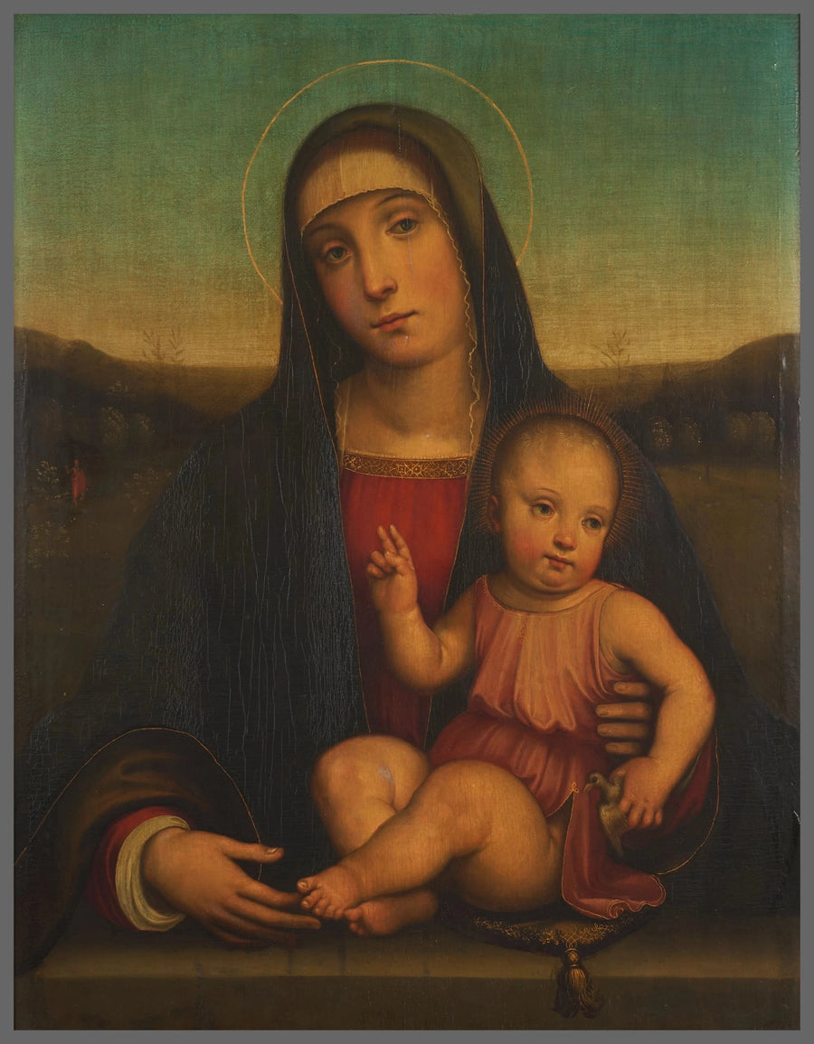 Madonna z Dzieciątkiem i szczygłem - Rafael Santi