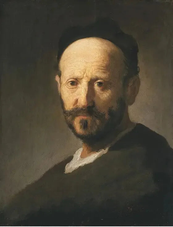 Popiersie mężczyzny w czapce - Rembrandt