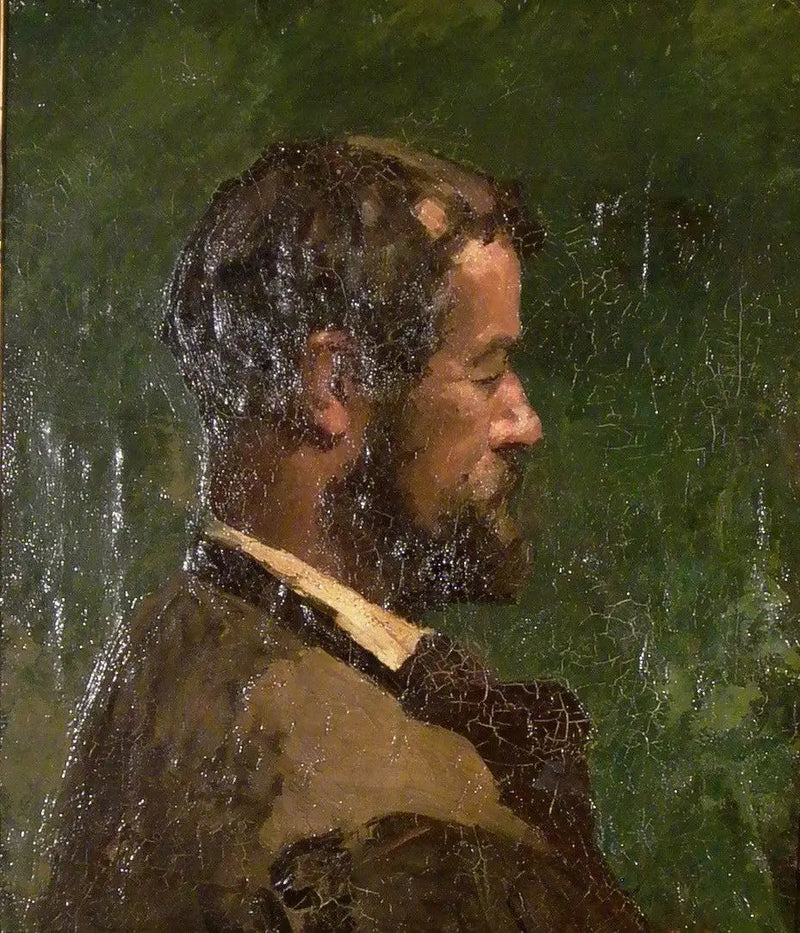 Profil mężczyzny - Gustave Courbet