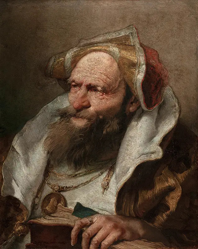 Postać starszego mężczyzny - Giovanni Battista Tiepolo