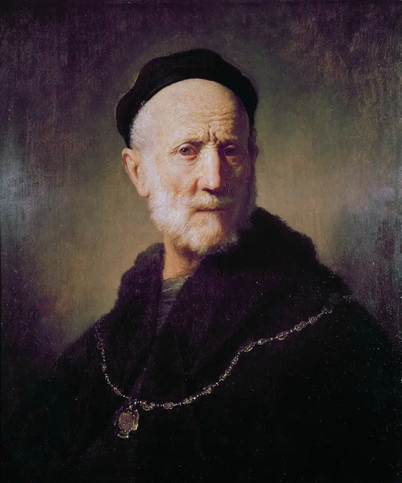 Popiersie starego mężczyzny - Rembrandt
