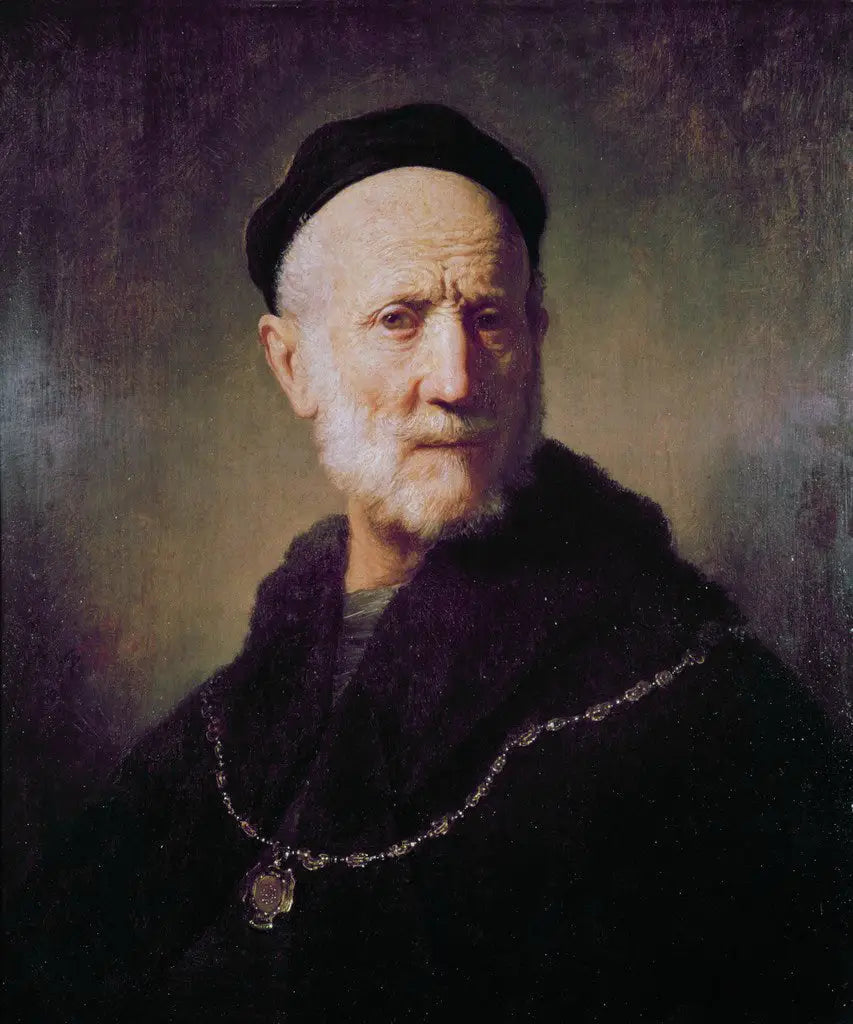 Popiersie starego mężczyzny - Rembrandt