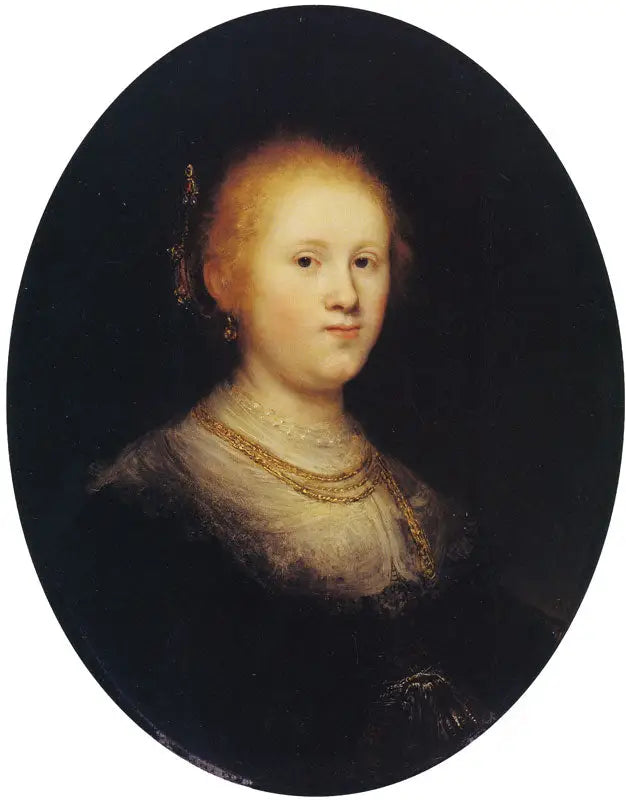Popiersie młodej kobiety - Rembrandt