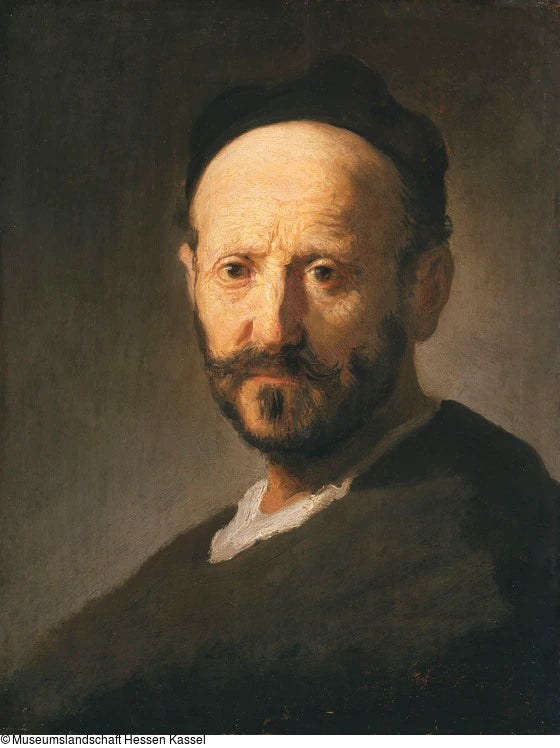 Buste d’homme coiffé d’un bonnet — attribué à Jan Lievens, vers 1630, Kassel