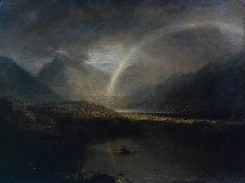 Jezioro Buttermere, z częścią Cromackwater, Cumberland, deszcz - J. M. W. Turner