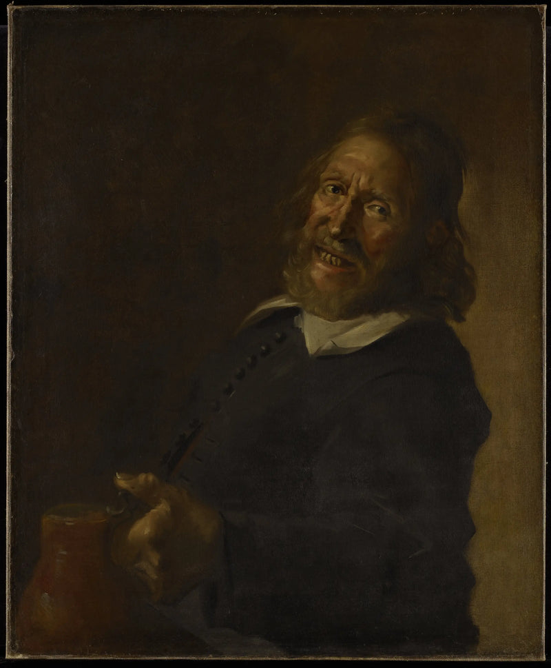 Uśmiechający się pijak - Frans Hals