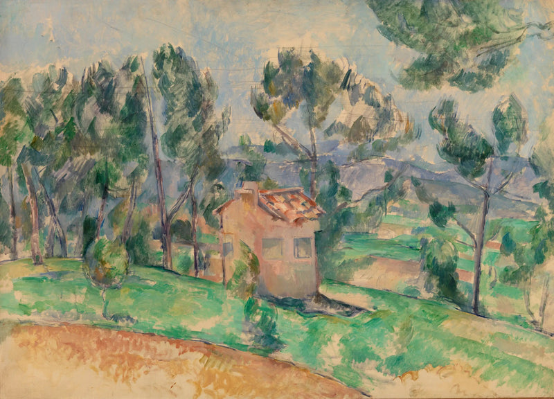 Domek myśliwski w Prowansji - Paul Cézanne