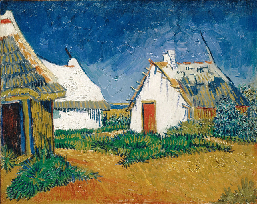 Białe chatki w Saintes-Maries - Vincent van Gogh