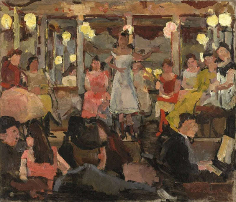 Kawiarnia-Chantant w Nes w Amsterdamie - Isaac Israëls