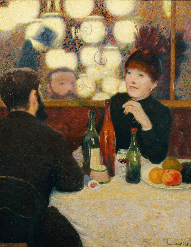 Kawiarnia Nouvelle Athènes, Paryż - Federico Zandomeneghi