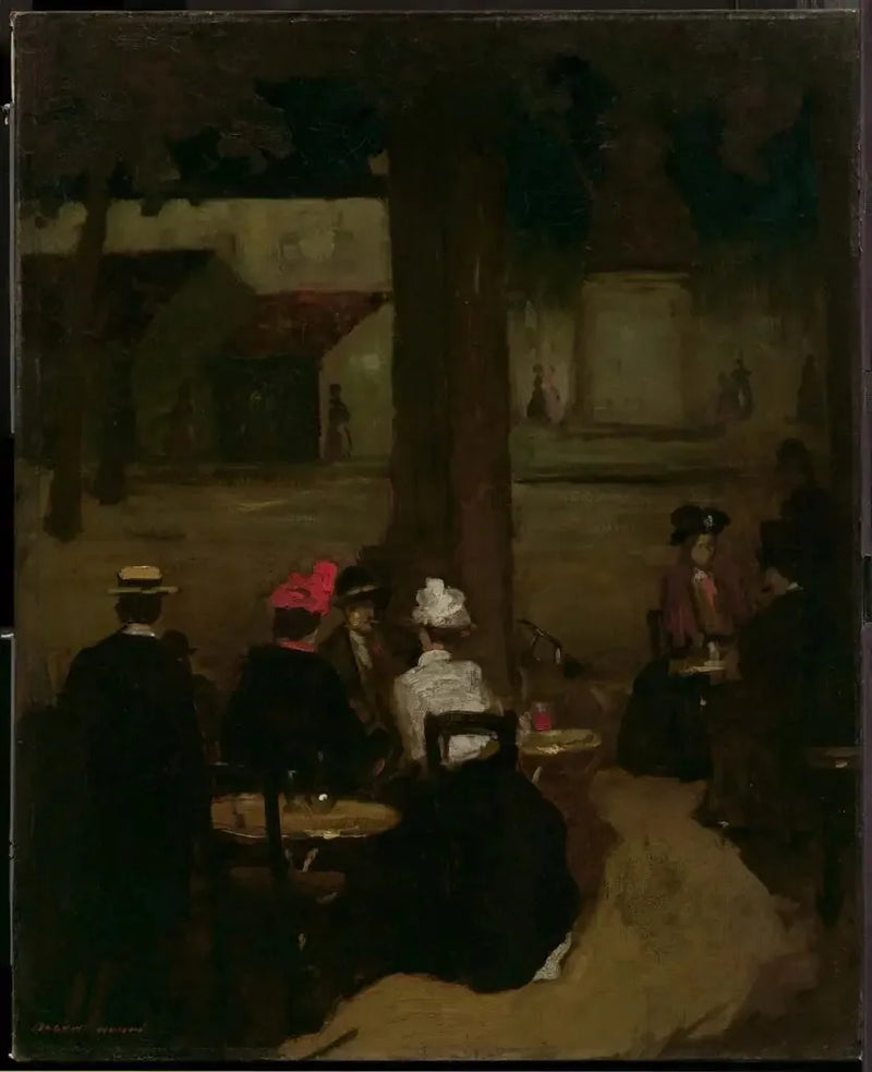 Kawiarnia na tarasie - Robert Henri