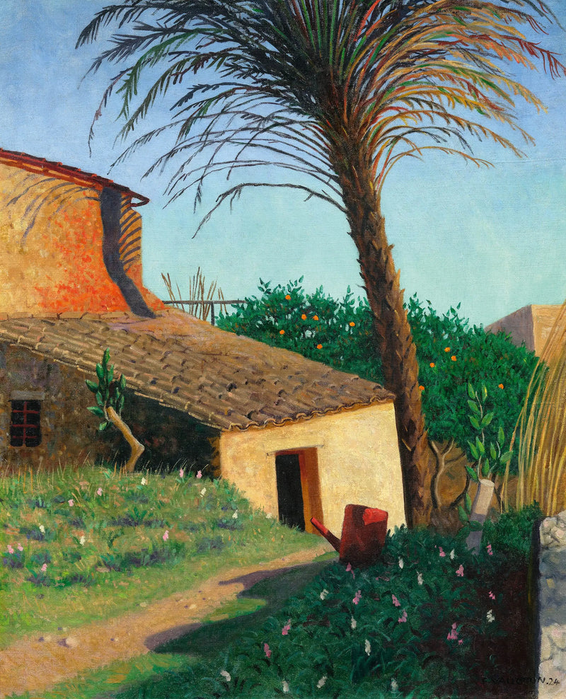 Cagnes, palmy - Félix Vallotton