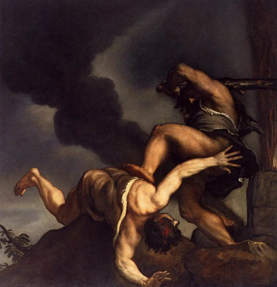 Kain i Abel - Titian