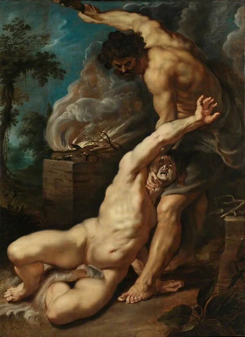 Kain zabijający Abla - Peter Paul Rubens